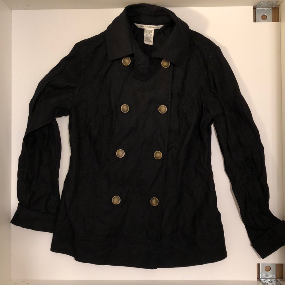 Black Canvas Diane Von Furstenberg Jacket